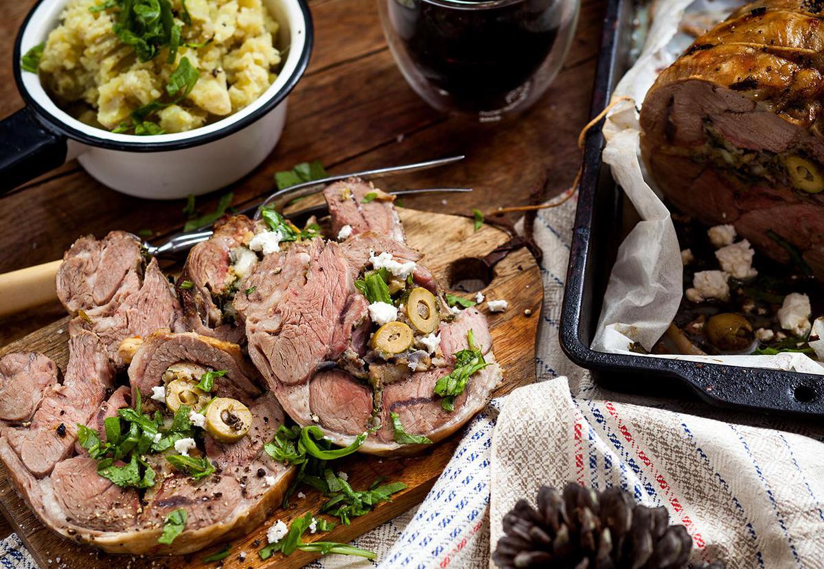 Lamb Recipe Stuffed With Olive And Feta Viva